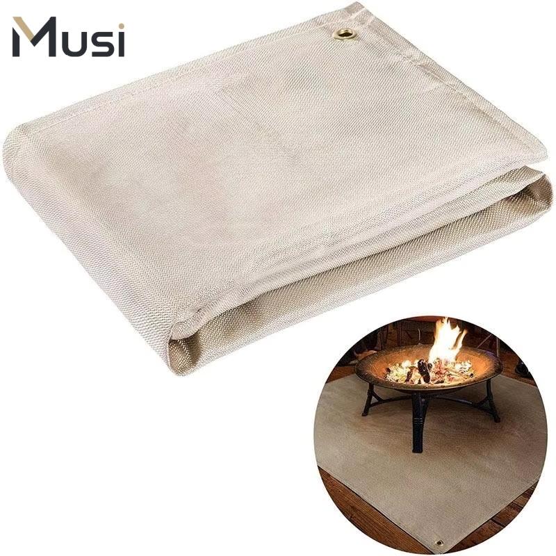 Camping Cooking Area - BBQ Grill Mat Fireproof Insulation Pad