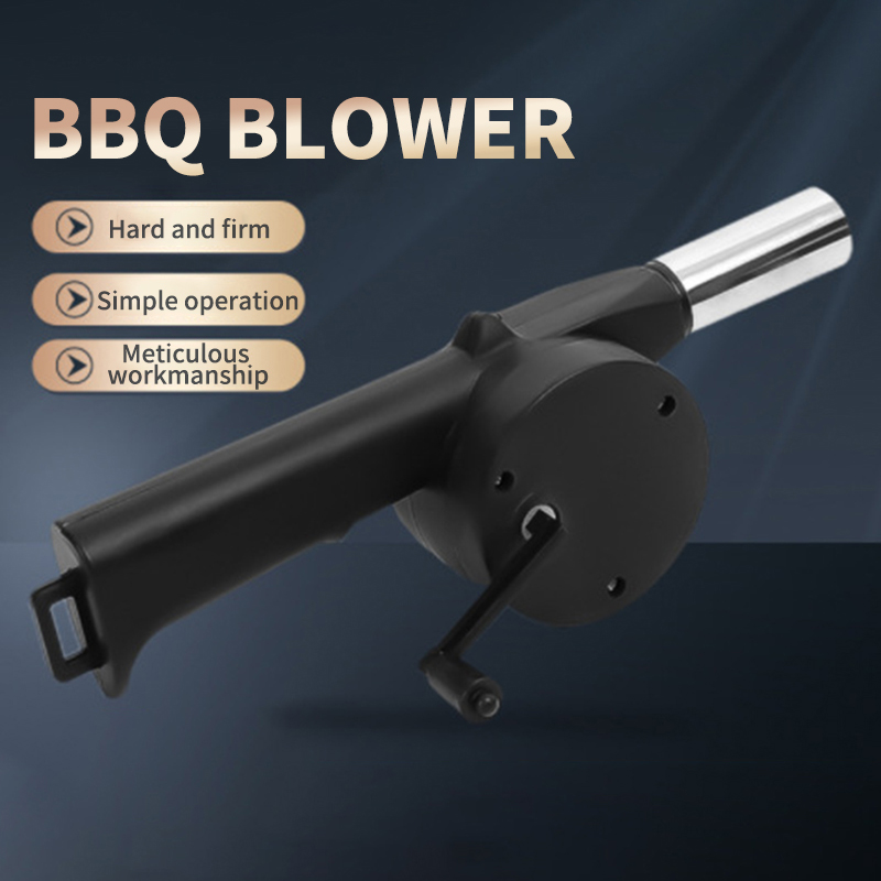 Camping Cooking Griddle - BBQ Fan Air Blower Fast Fire