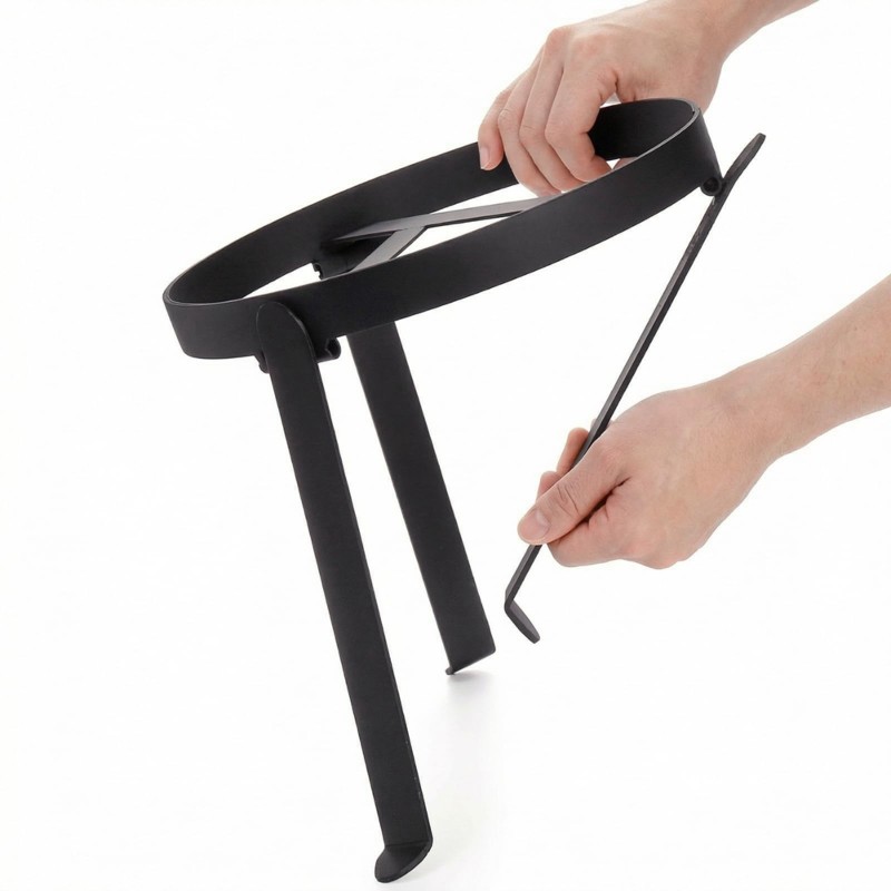 Camp Dutch Oven Cast - L71A Folding Camping Tripod Stand Grill