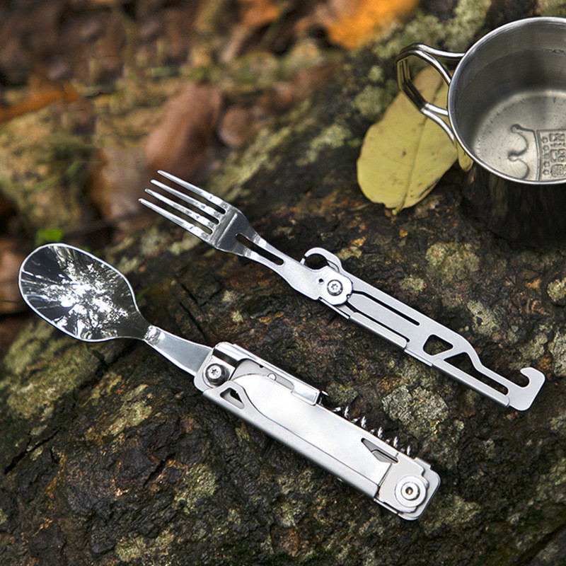 Multi-function Camping Fork Sp - Camping Cooking Kit Box review and price