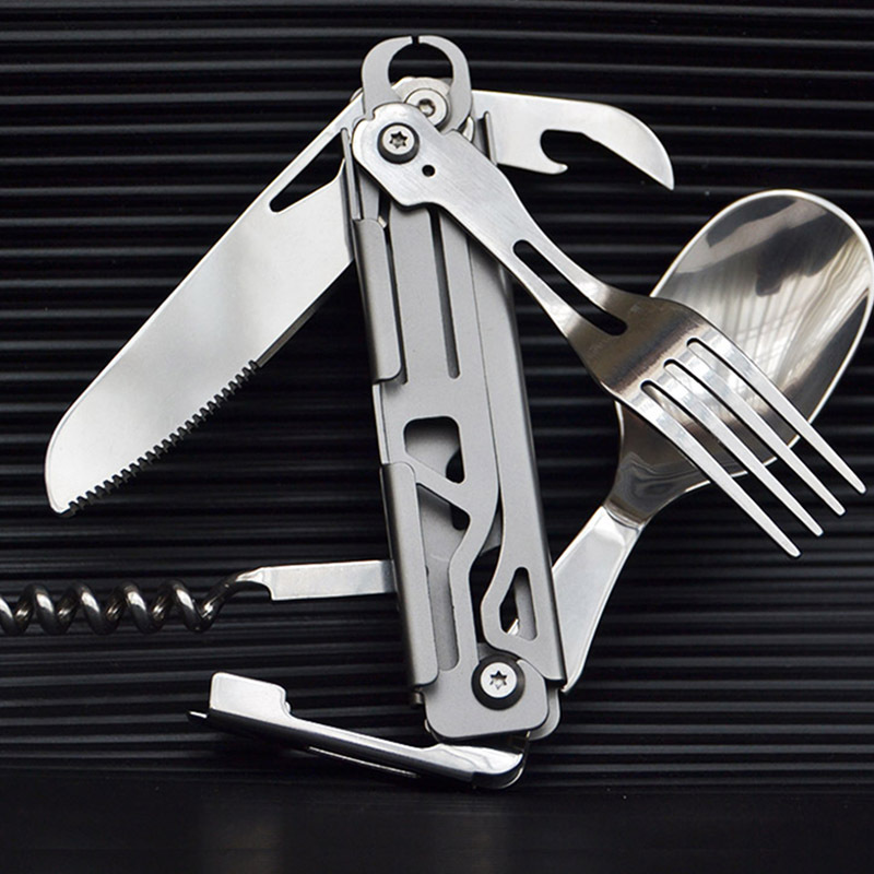 Multi-function Camping Fork Sp - Camping Cooking Kit Box review and price