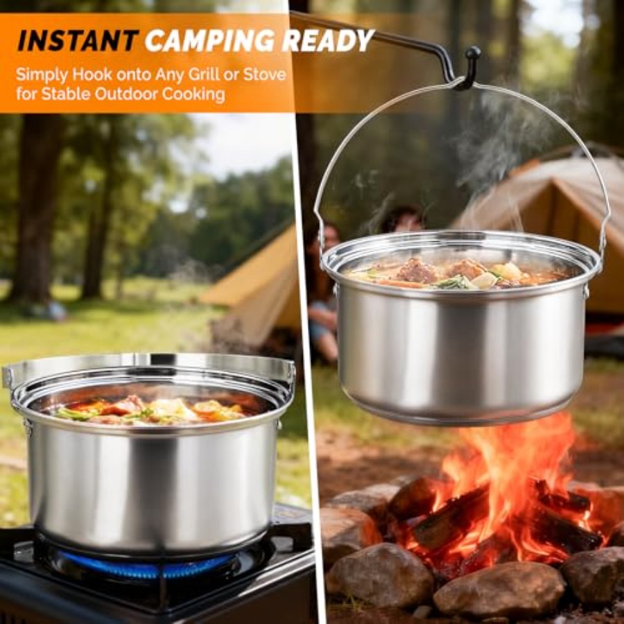 Camping Cookware Set, Lightwei - Nesting Camping Cooking Set review and price