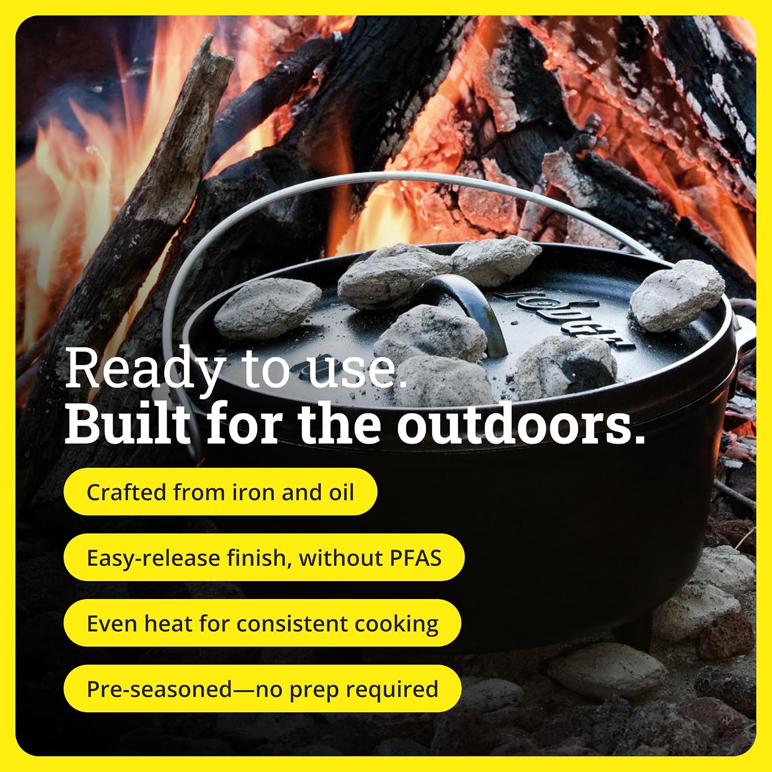 Camp Dutch Oven - Pre-Seasoned - Camp Dutch Oven Cast review and price