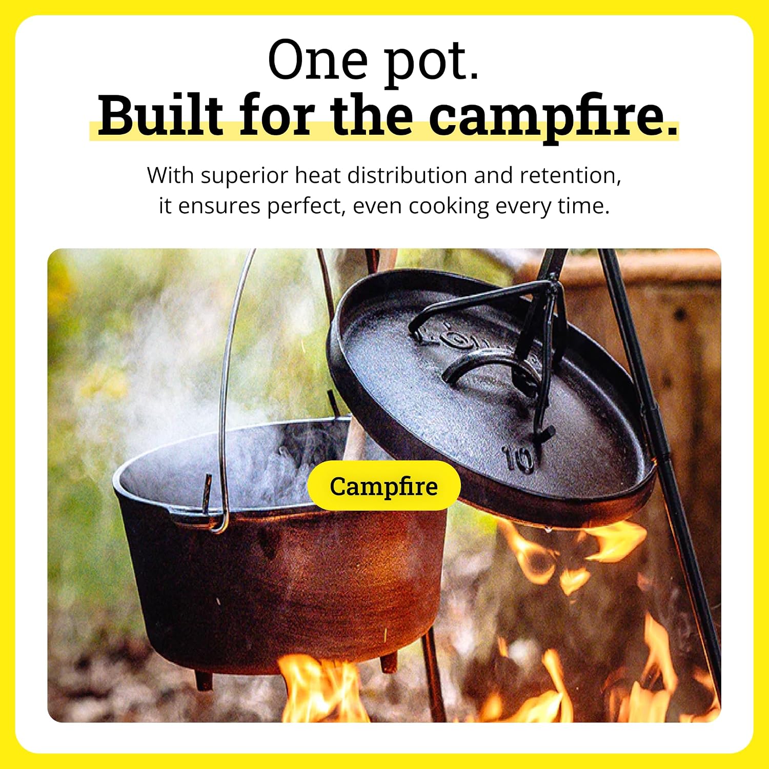 Camp Dutch Oven - Pre-Seasoned - Camp Dutch Oven Cast review and price
