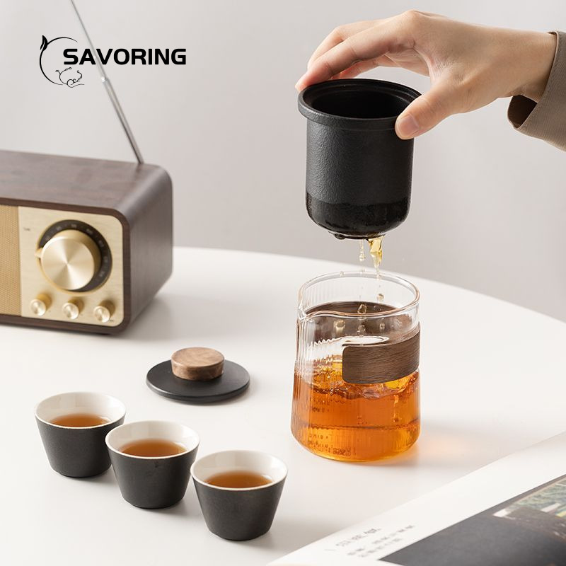 Simple Chinese Ceramic Tea Set - Camping Cooking Sets review and price