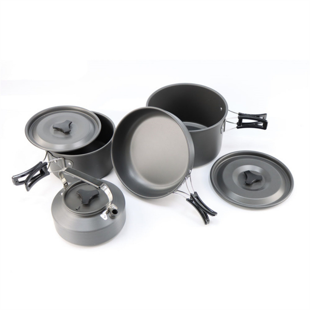 Lightweight Aluminum Alloy Out - Nesting Camping Cooking Set review and price