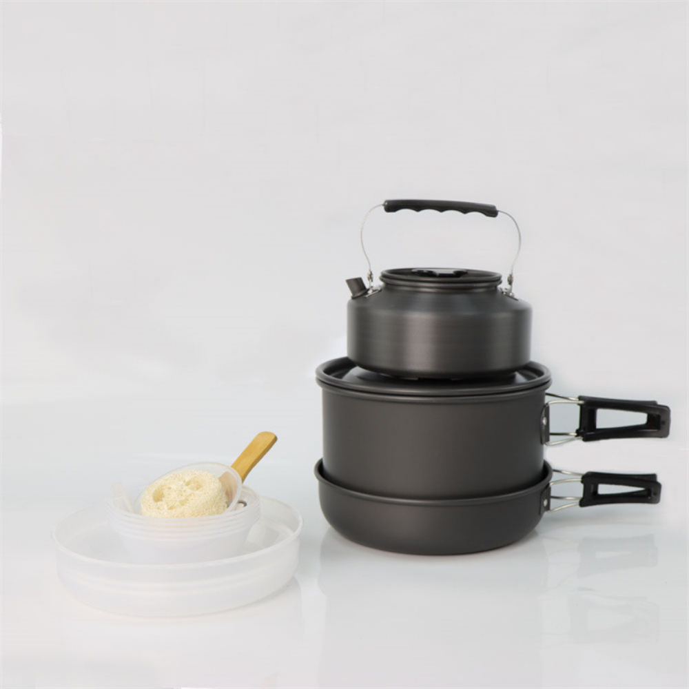 Lightweight Aluminum Alloy Out - Nesting Camping Cooking Set review and price