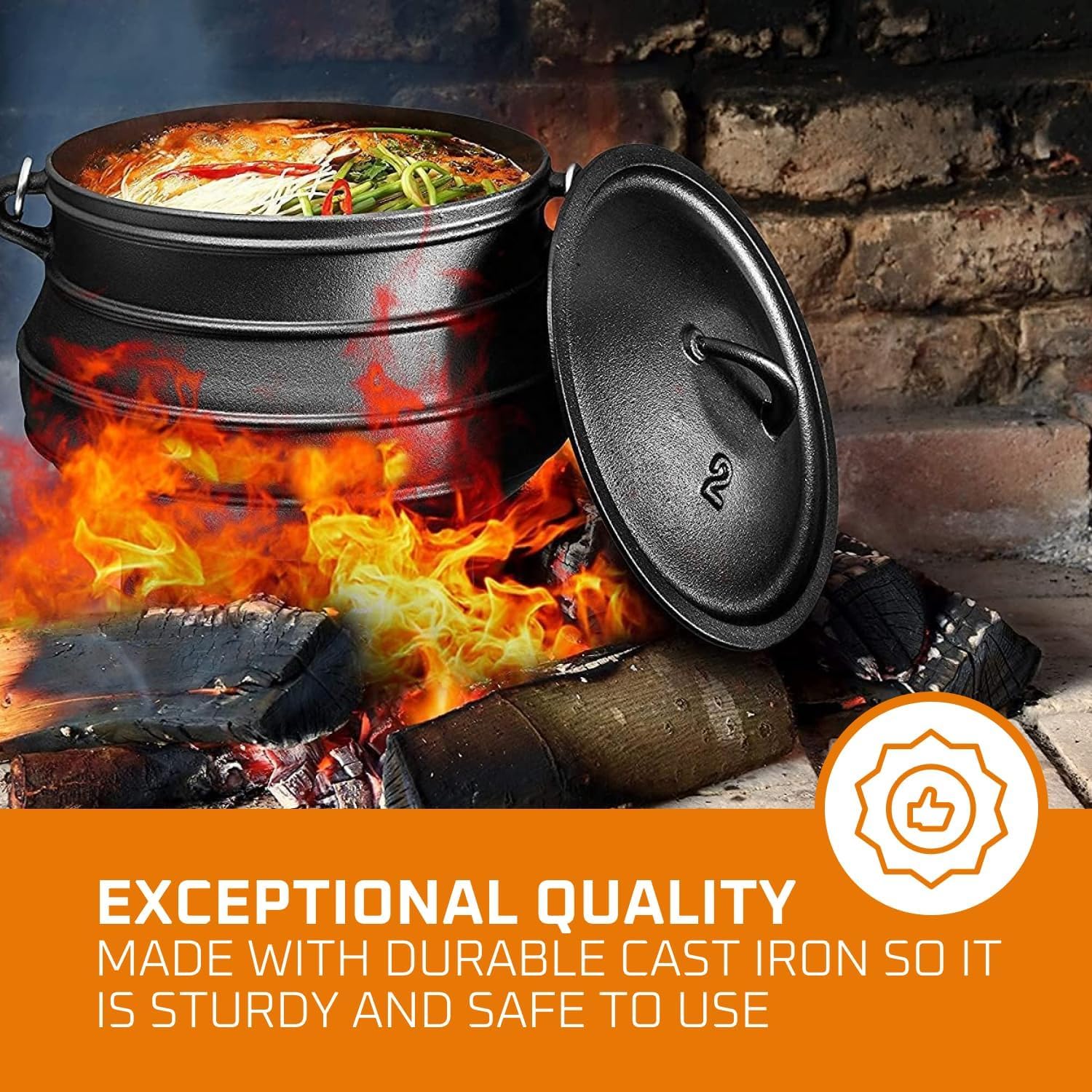 12 Quart Cast Iron Dutch Oven  - Camp Dutch Oven Cast review and price