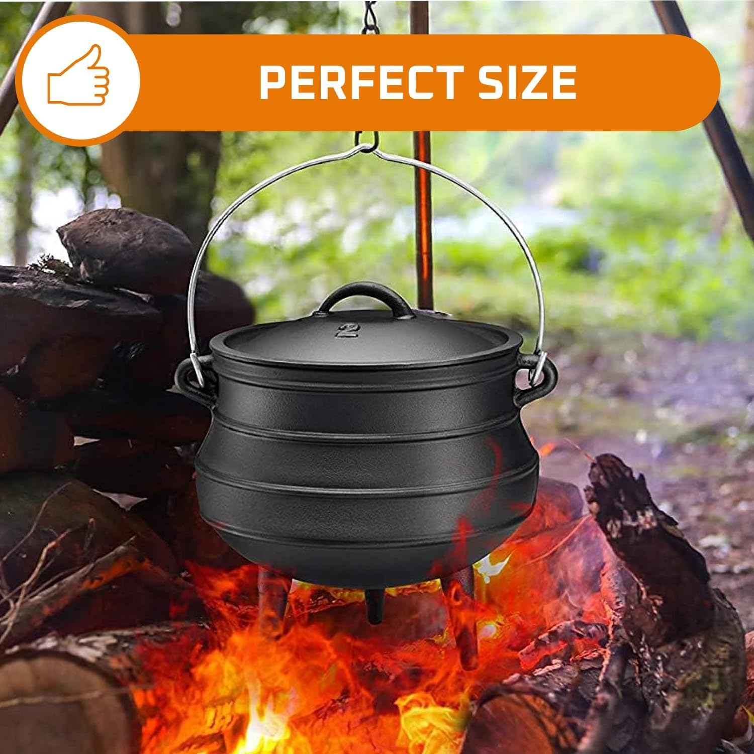12 Quart Cast Iron Dutch Oven  - Camp Dutch Oven Cast review and price