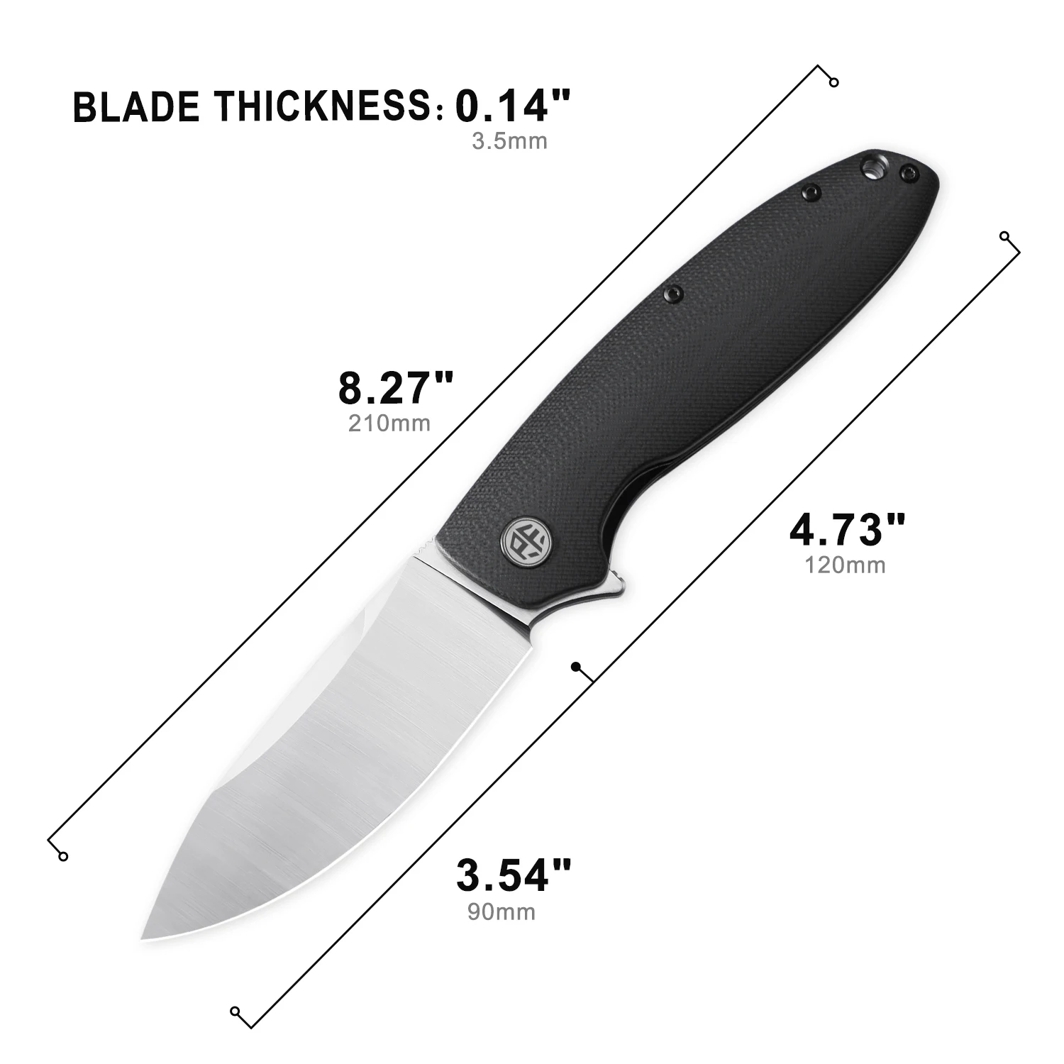 Petrified Fish PFB01 Folding K - Camping Cooking Knife review and price