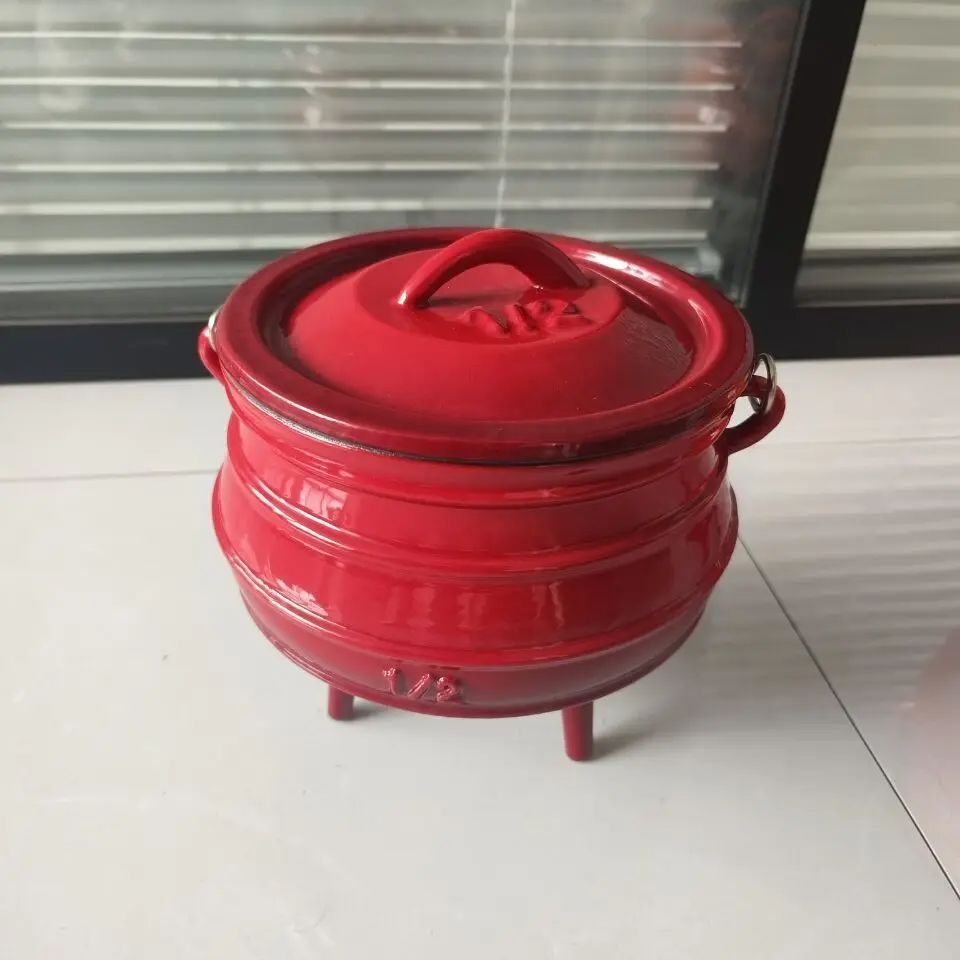 1/2# Cast Iron Enamel Dutch Ov - Camp Dutch Oven Cast review and price
