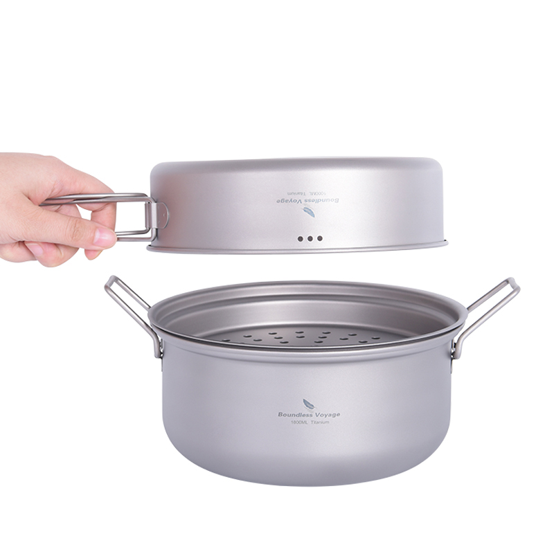 Boundless Voyage Titanium Stea - Camping Cooking Sets review and price