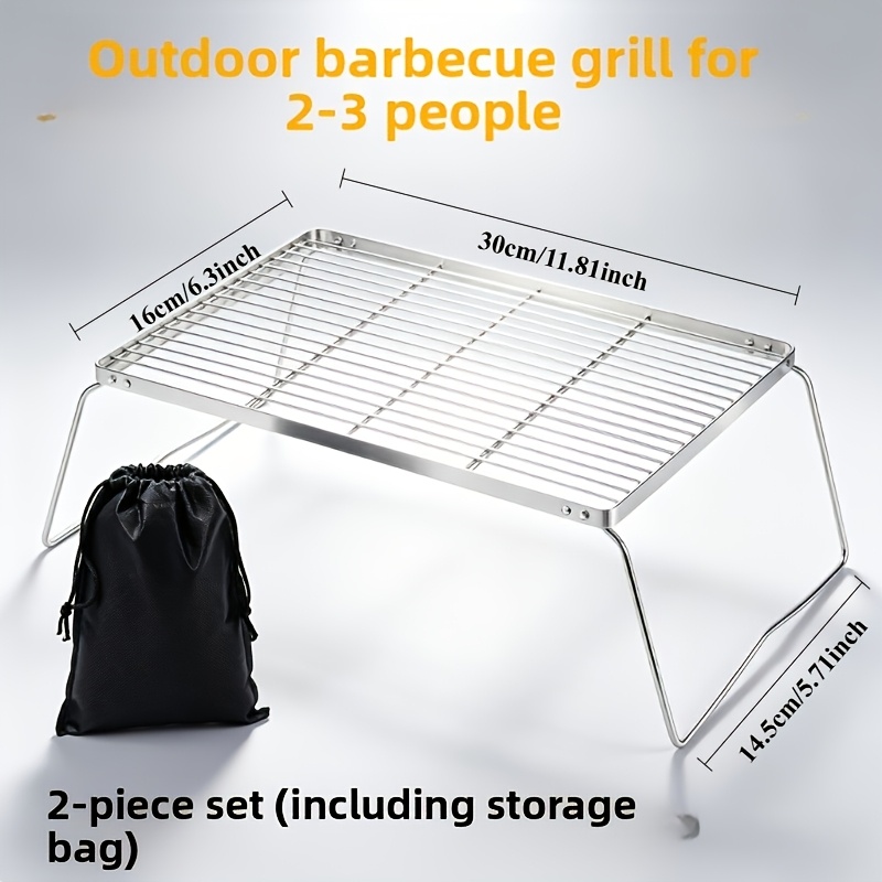 Portable Foldable Stainless Ca - Camping Cooking Griddle review and price