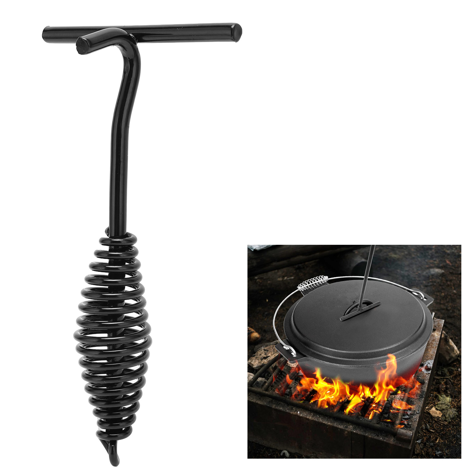19.5cm Dutch Oven Lid Lifter C - Camp Dutch Oven Cast review and price