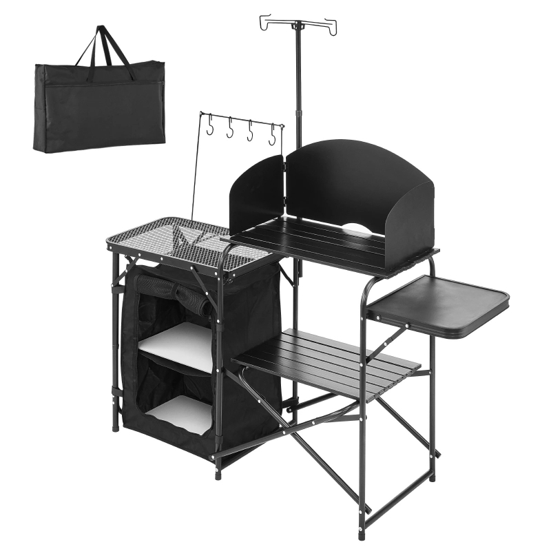 Camping Kitchen Table Folding  - Camping Cooking Cupboard review and price