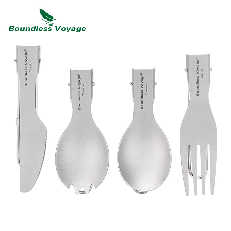 Boundless Voyage Titanium Fold - Camp Spork Set review and price