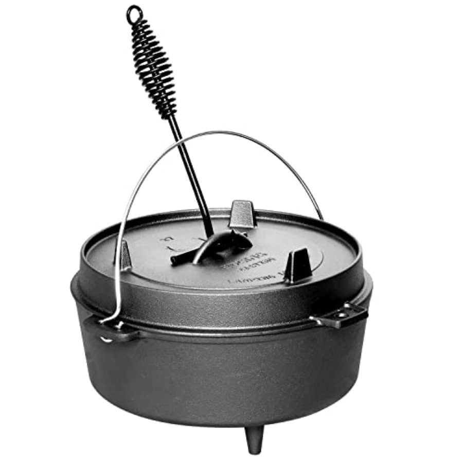 Pre-Seasoned Cast Iron Dutch O - Camp Dutch Oven Cast review and price