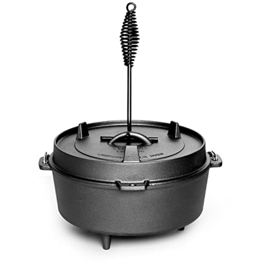 Pre-Seasoned Cast Iron Dutch O - Camp Dutch Oven Cast review and price