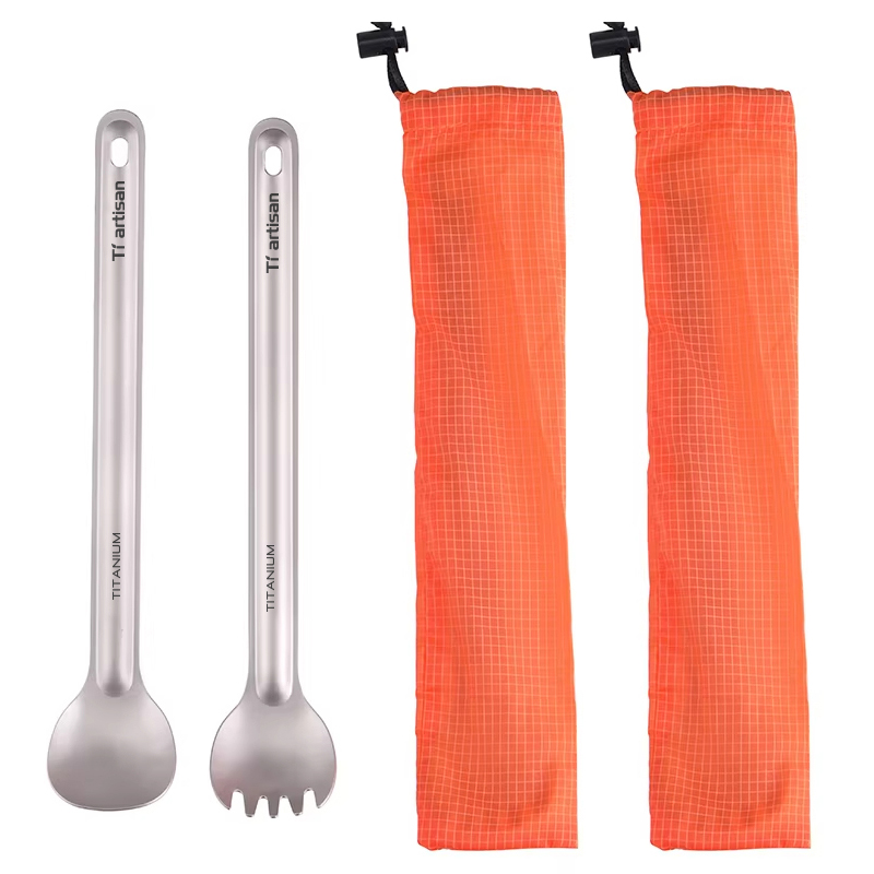 Tiartisan Pure Titanium Cutler - Camp Spork Set review and price