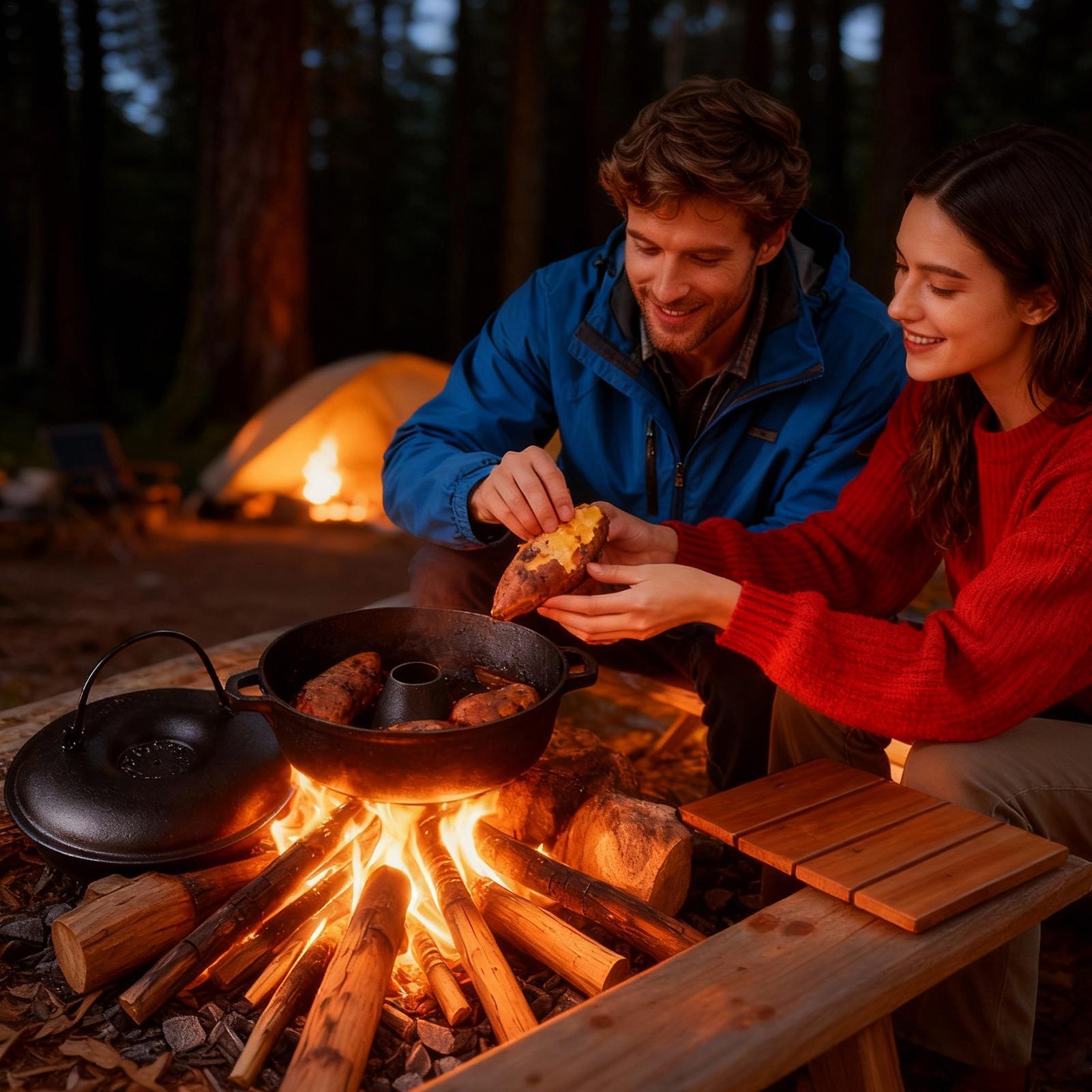 Cast Iron Cauldron For Cooking - Camp Dutch Oven Cast review and price