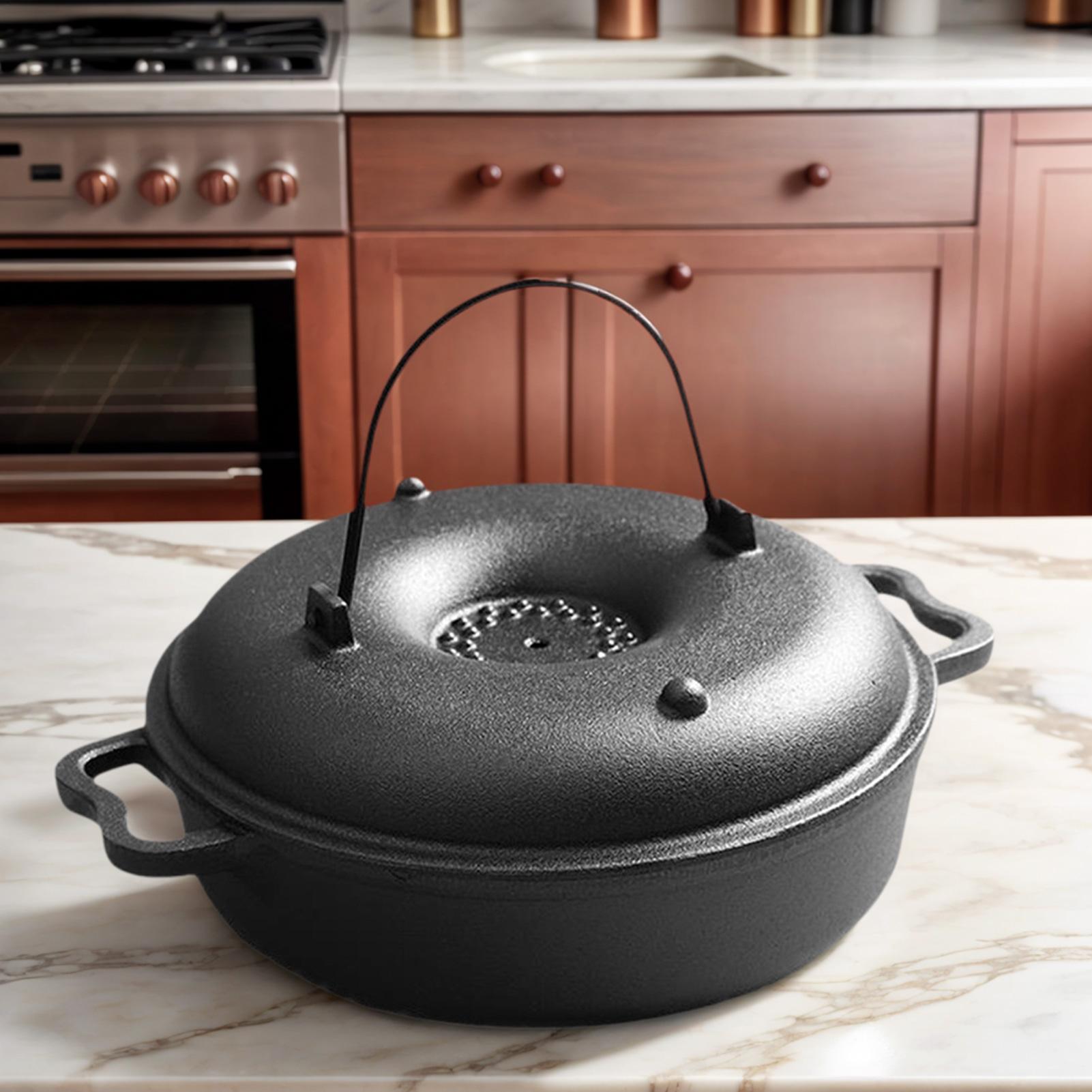 Cast Iron Cauldron For Cooking - Camp Dutch Oven Cast review and price