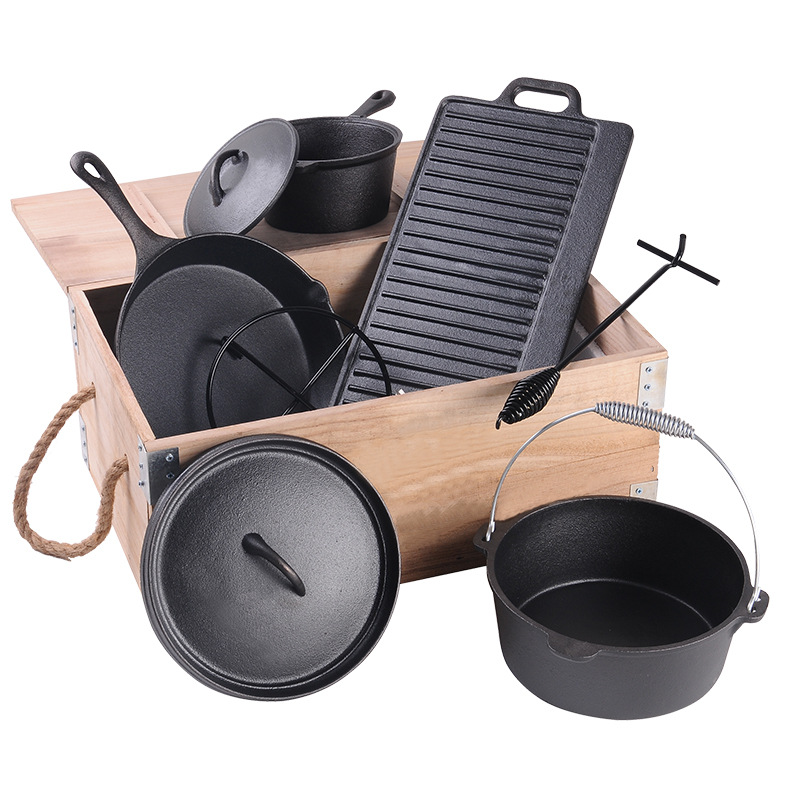 Factory Pre-Seasoned Cast Iron - Camp Dutch Oven Cast review and price