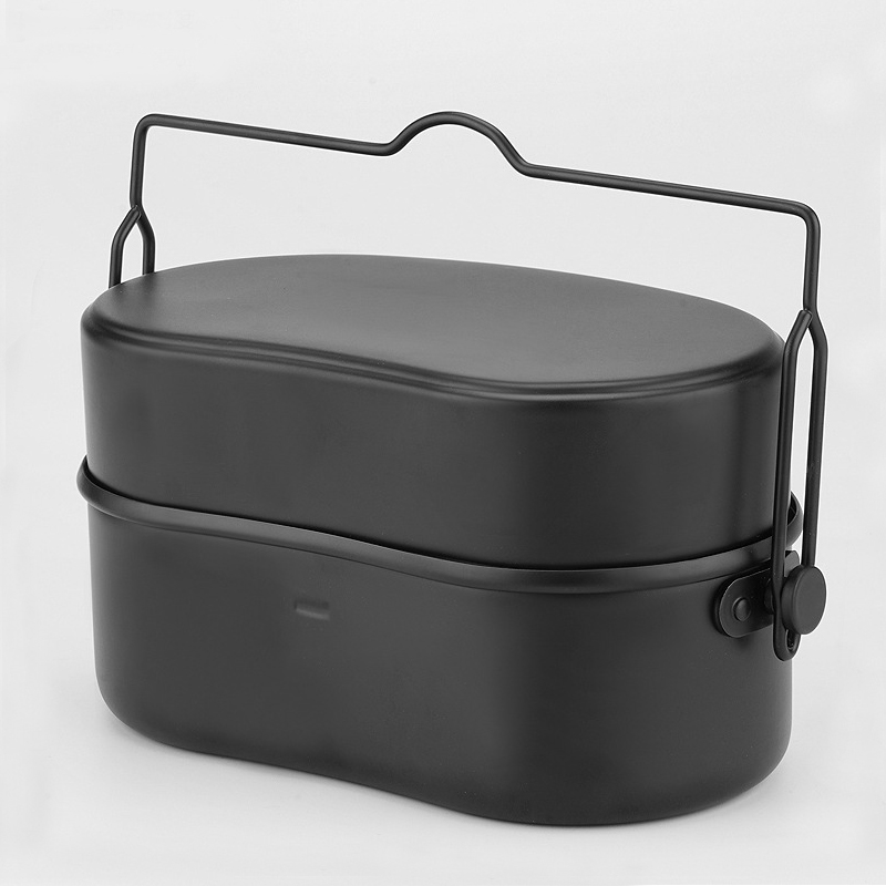 Aluminum Lunch Box Cookware Ou - Camping Cooking Kit Box review and price
