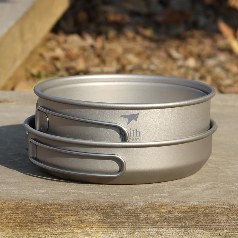 Keith 3PCS Titanium Cookware P - Camping Cooking Griddle review and price