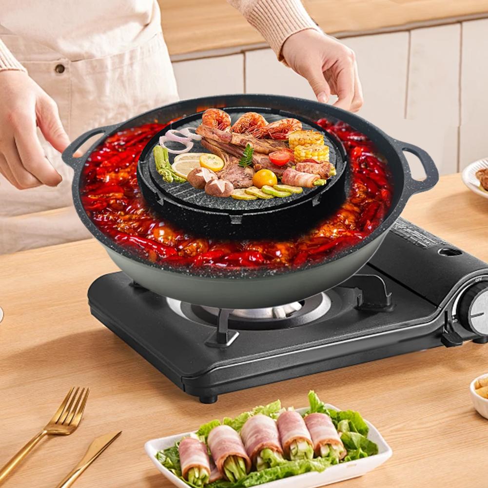Korean Cassette Grill Pan Non- - Camping Cooking Cupboard review and price