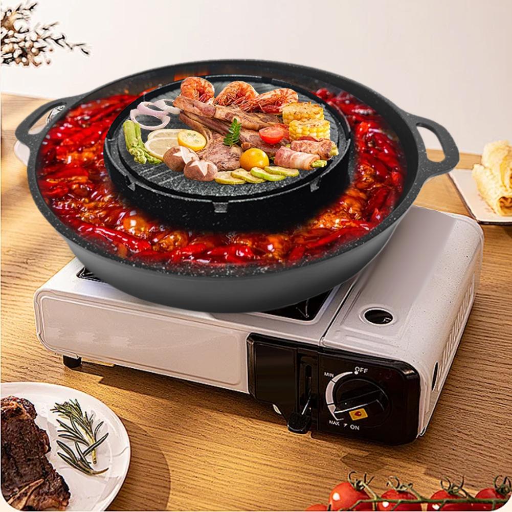 Korean Cassette Grill Pan Non- - Camping Cooking Cupboard review and price