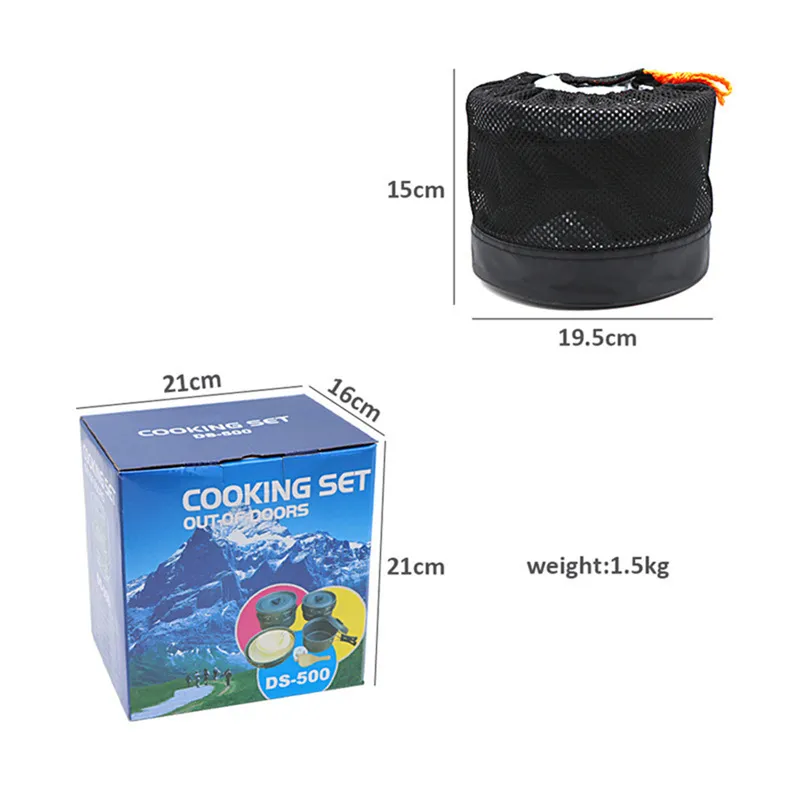Portable Camping Cookware Set  - Nesting Camping Cooking Set review and price