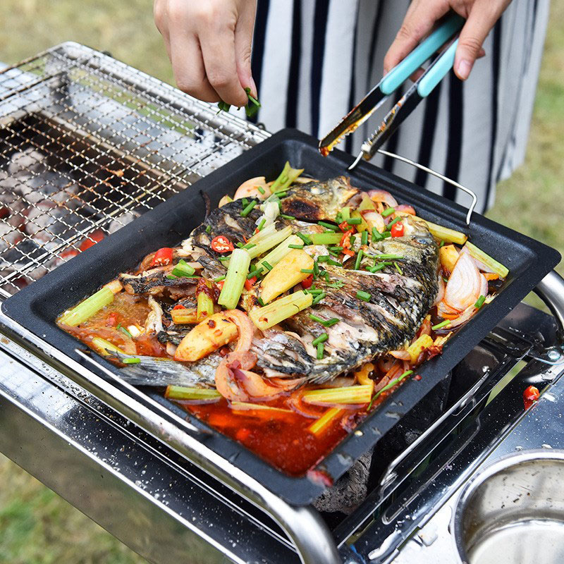 Outdoors Thick Square Grill Pa - Camping Cooking Griddle review and price