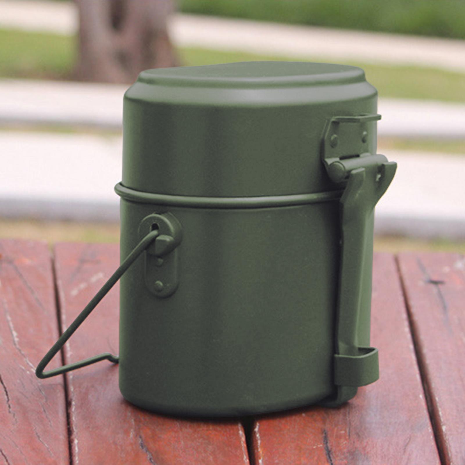 3Pcs/Set Lunch Box Aluminum Po - Camping Cooking Kit Box review and price