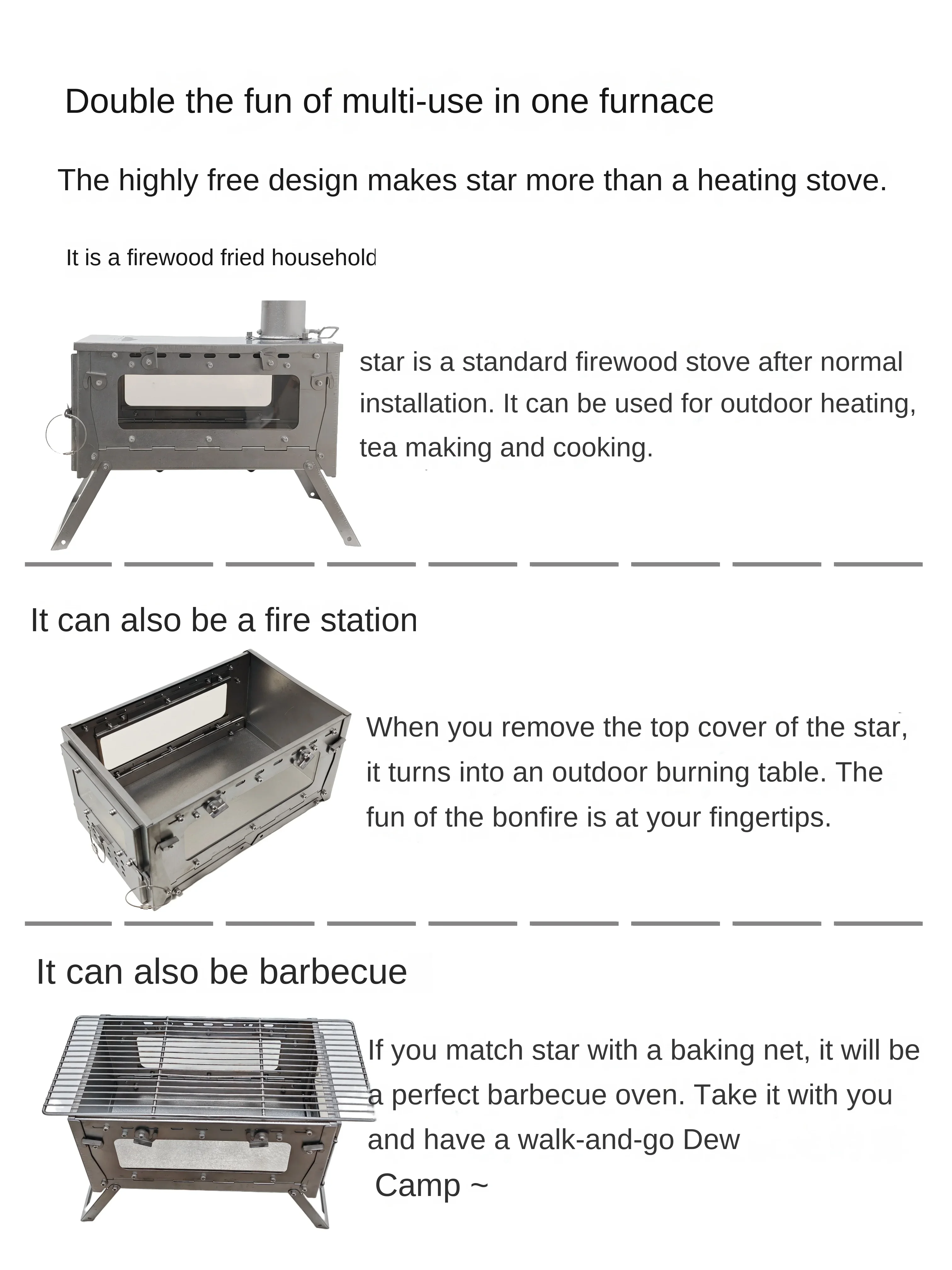 WT Star Ti Titanium Alloy Fold - Camping Cooking Gazebo review and price