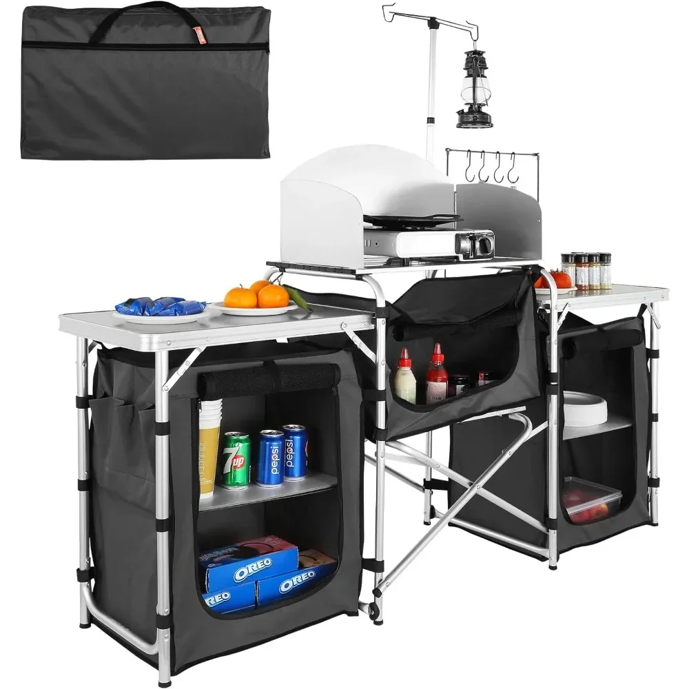 A Camping Kitchen Table, Foldi - Camping Cooking Cupboard review and price