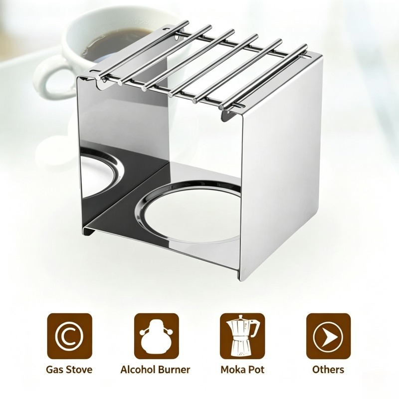 Stainless Steel Square Coffee  - Camping Cooking Sets review and price