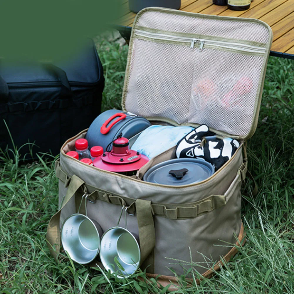 Outdoor Camping Storage Bag Pi - Camping Cooking Kit Box review and price