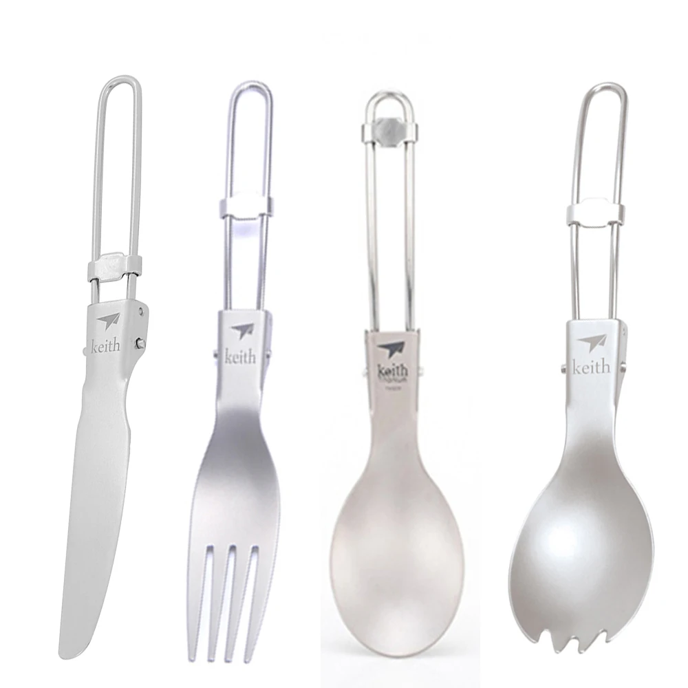 Keith Outdoor Titanium Folding - Camp Spork Set review and price