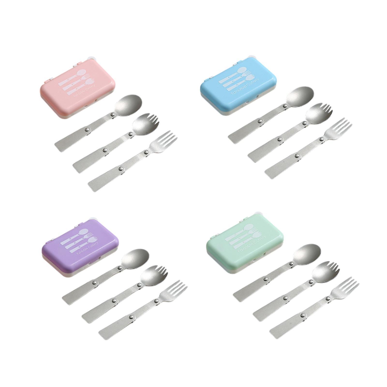 Camping Cutlery Set Folded For - Camp Spork Set review and price