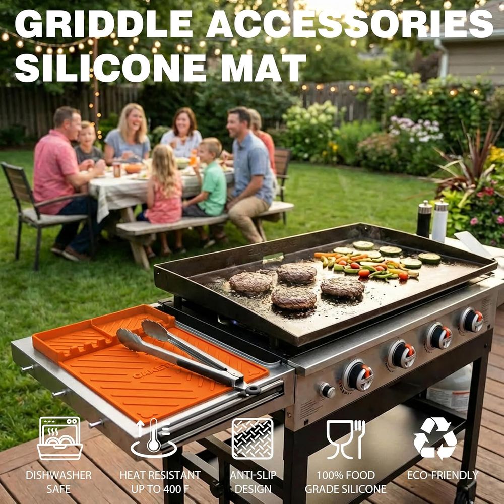 Silicone Grill Mats or Griddle - Camping Cooking Griddle review and price