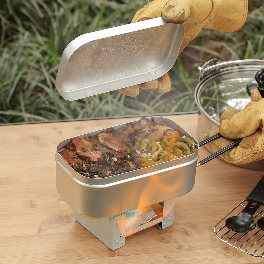 Outdoor Aluminium Mess Kit, St - Camping Cooking Kit Box review and price