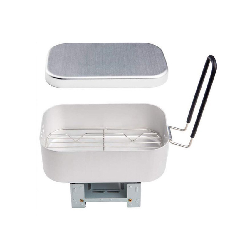 Outdoor Aluminium Mess Kit, St - Camping Cooking Kit Box review and price