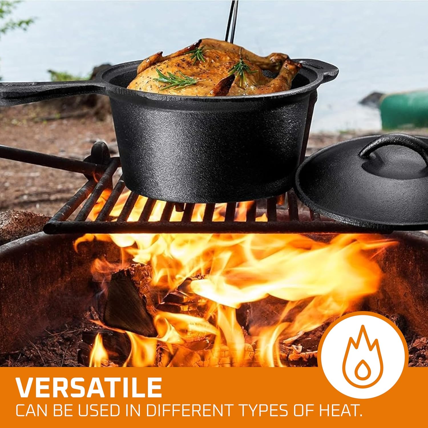 Camping Cooking Set Of 7. Pre  - Camp Dutch Oven Cast review and price