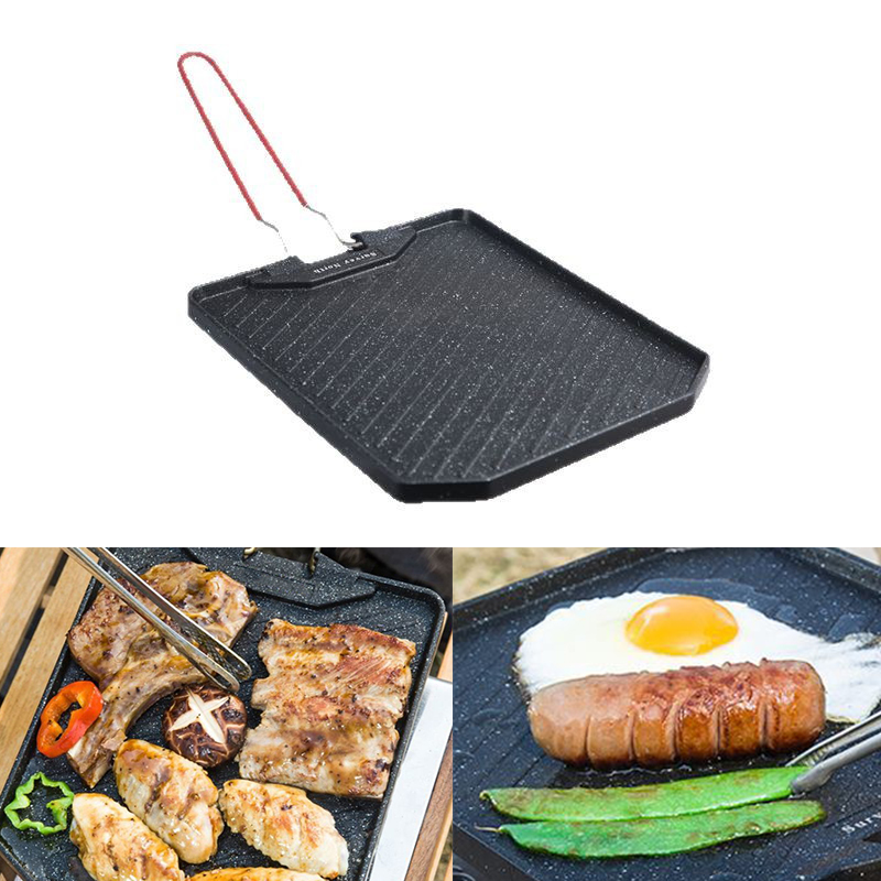 Outdoor camping barbecue pan H - Camping Cooking Cupboard review and price