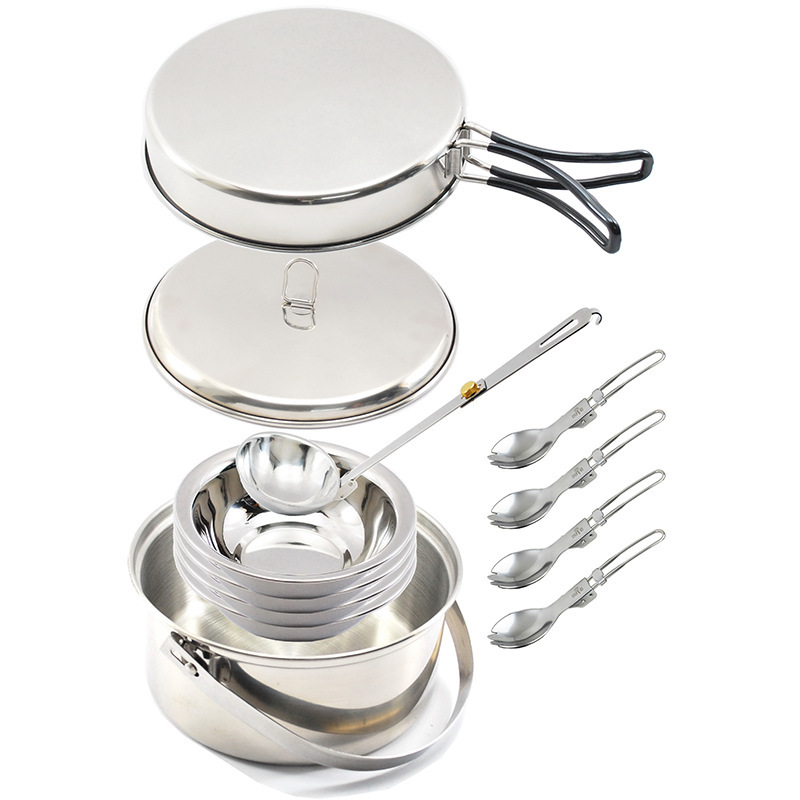 4P Stainless Steel Camping Coo - Camp Spork Set review and price