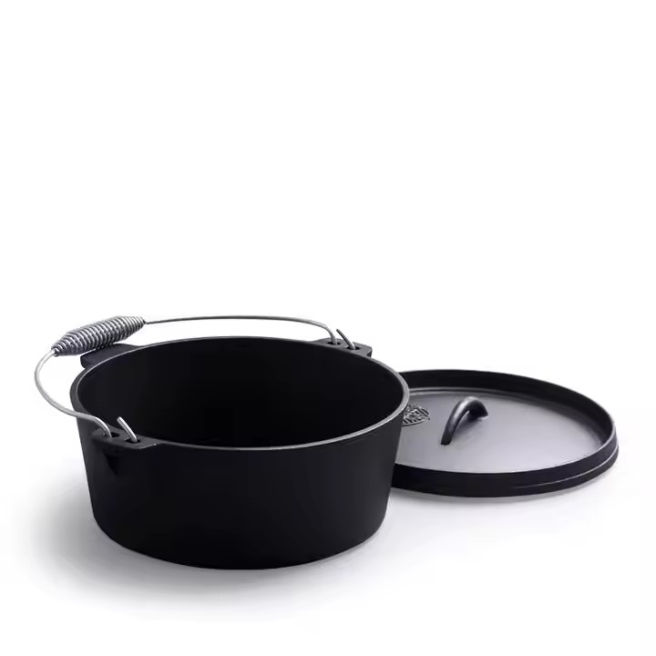 Cast Iron Dutch Pot Uncoated T - Camp Dutch Oven Cast review and price