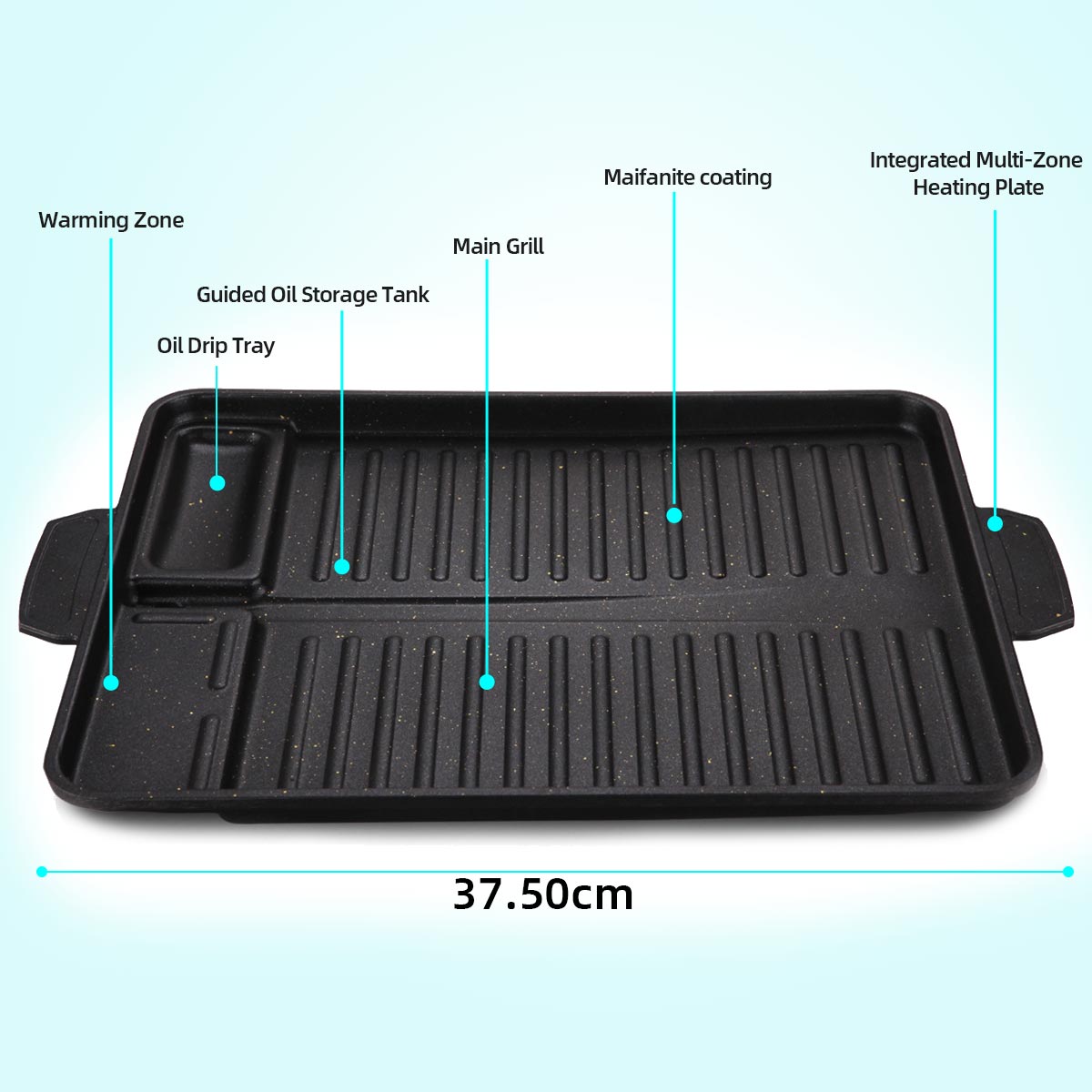 Korean Grill Meat Plate Alumin - Camping Cooking Cupboard review and price