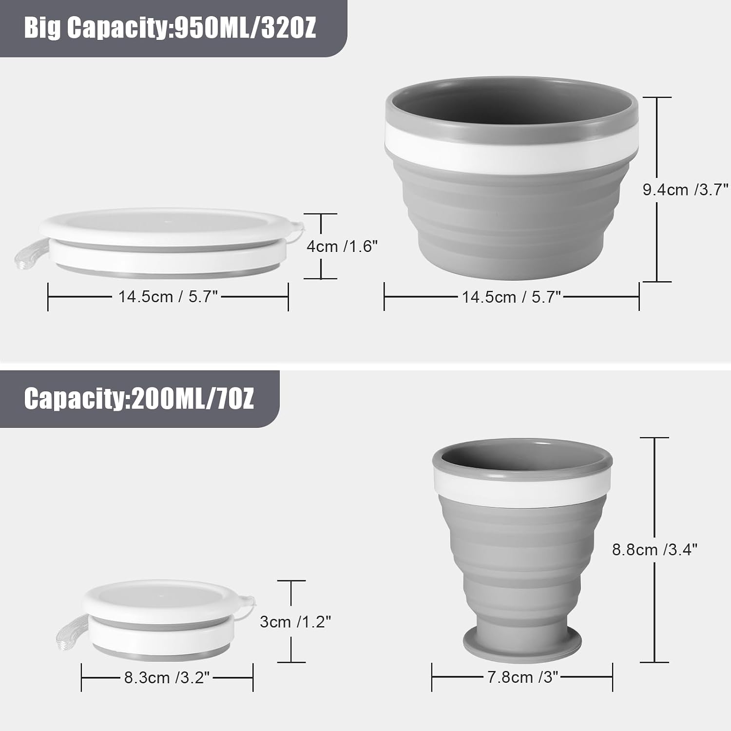 Collapsible Silicone Cup and B - Camp Spork Set review and price