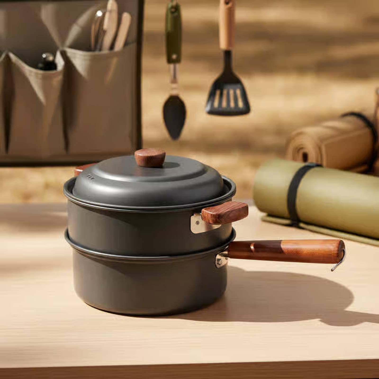 3 L 3L Outdoor Cooking Pot Lig - Nesting Camping Cooking Set review and price