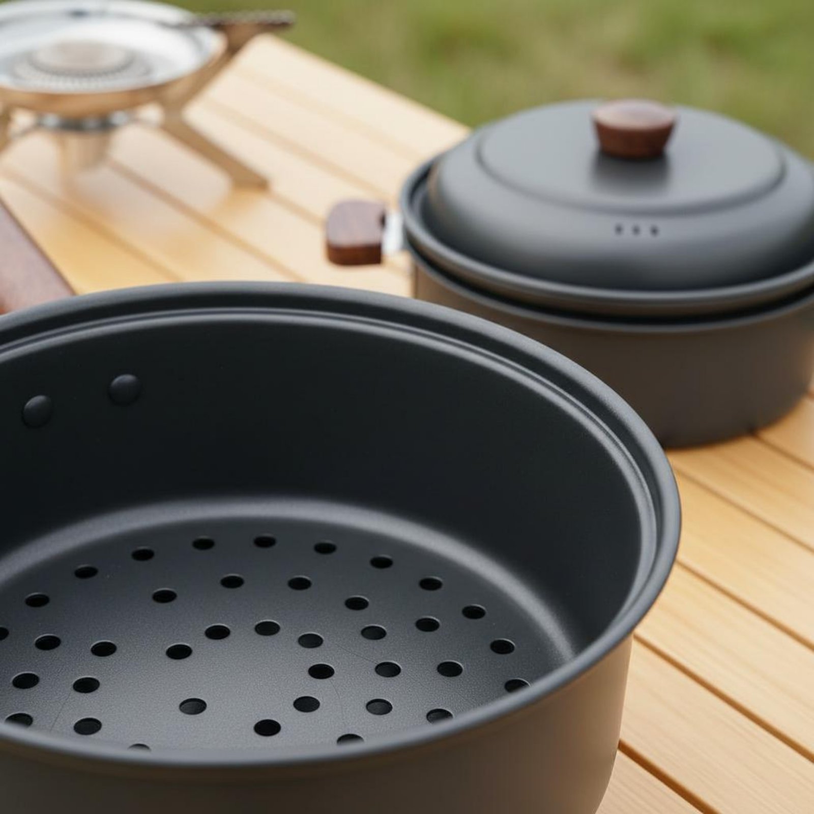3 L 3L Outdoor Cooking Pot Lig - Nesting Camping Cooking Set review and price